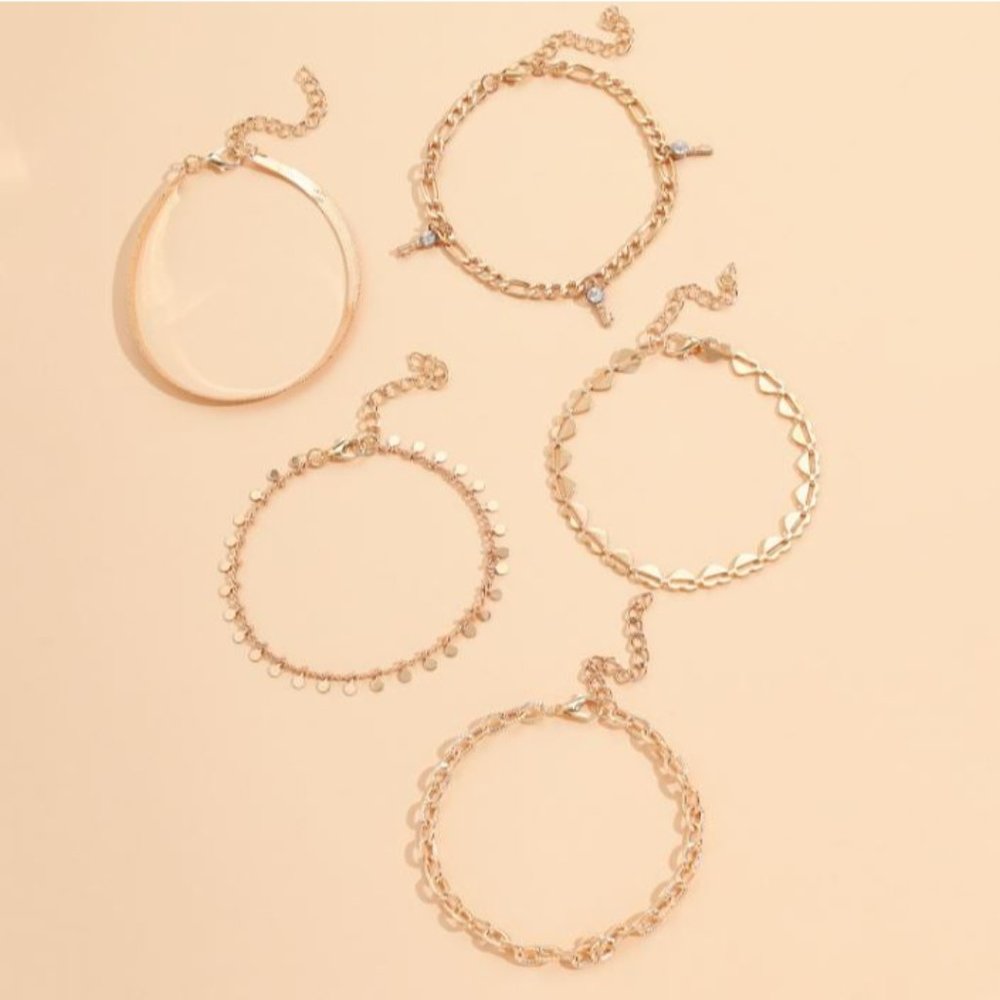 Anklet Bracelets Set - Picture 3 of 4